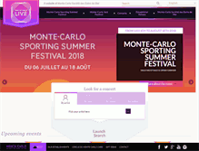 Tablet Screenshot of montecarlolive.com