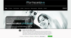Desktop Screenshot of montecarlolive.it